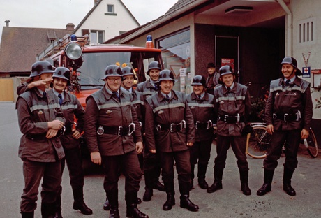 Erste Wettkampfgruppe der Feuerwehr March