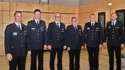 Das neue "KFV-Kommando", von rechts: Vorsitzender Christoph Zachow sowie die Stellvertreter Patrick Gutmann, Martin Engler, Michael Stcklin, Marco Morath und Jens Lapp. 